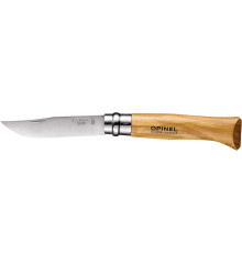 Opinel knife #8 Inox. Handle - olive wood