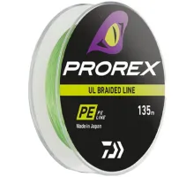 Шнур Daiwa Prorex UL Braid PE 135m (салат.) #0.30/0.09mm 4.7lb/2.1kg