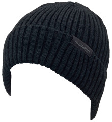 Шапка Shimano Knit Watch Regular Windproof ц:black