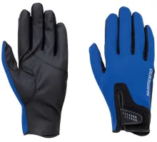 Shimano Pearl Fit Full Cover Gloves L c:blue