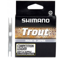 Fluorocarbon Shimano Trout Competition Fluorocarbon 50m 0.140mm 1.29kg Clear