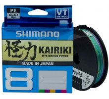 Шнур Shimano Kairiki 8 PE (Multi Color) 3000m 0.13mm 8.2kg