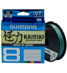 Шнур Shimano Kairiki 8 PE (Multi Color) 3000m 0.19mm 12.0kg