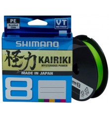 Шнур Shimano Kairiki 8 PE (Mantis Green) 300m 0.10mm 6.5kg