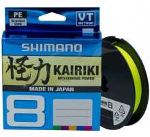 Шнур Shimano Kairiki 8 PE (Yellow) 300m 0.06mm 5.3kg