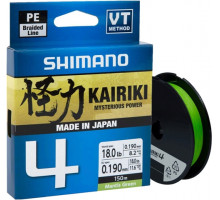 Cord Shimano Kairiki 4 PE (Mantis Green) 150m 0.16mm 8.1kg