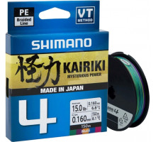 Шнур Shimano Kairiki 4 PE (Multi Colour) 150m 0.215mm 16.7kg