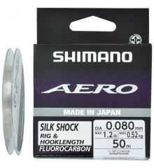 Fluorocarbon Shimano Aero Silk Shock Fluoro Rig/Hooklength 50m 0.08mm 0.52kg