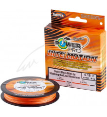 Cord Power Pro 150m Pro Bite Motion Orange / Black 0.13mm 8kg / 17.5lb