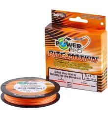 Шнур Power Pro Bite Motion (Orange Black) 150m 0.13mm 18lb/8.0kg