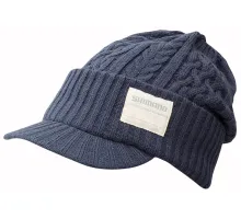 Шапка Shimano Knit Watch with Brim Regular ц:indigo