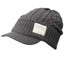 Шапка Shimano Knit Watch with Brim Regular ц:charcoal