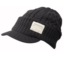 Шапка Shimano Knit Watch with Brim Regular ц:black