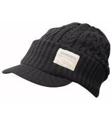 Шапка Shimano Knit Watch with Brim Regular ц:black