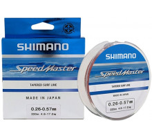 Shockleader Shimano Speedmaster Tapered Surf Line 220m 0.33-0.57mm 7.2-17.0kg