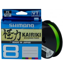 Lanyard Shimano Kairiki 8 150m 0.10mm 6.5kg Mantis Green