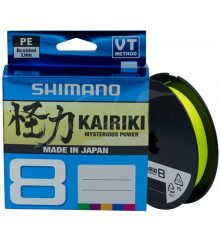 Шнур Shimano Kairiki 8 PE (Yellow) 150m 0.13mm 8.2kg