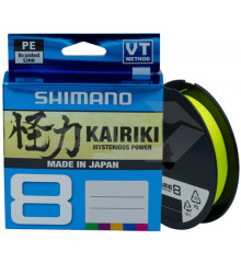 Шнур Shimano Kairiki 8 150m 0.16mm 10.3kg Yellow