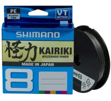 Шнур Shimano Kairiki 8 PE (Steel Gray) 150m 0.23mm 22.5kg