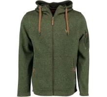 Orbis Textil Herrenjacke Strick-Fleece Jacket. 3XL. Green