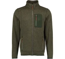 Jacket Orbis Textil Herrenjacke Strick-Fleece. 3XL. Olive
