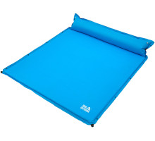 Skif Outdoor Duplex self-inflating mattress. Size 192x157x3 cm. Blue