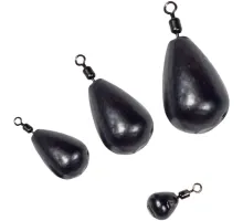 DS Jig-rig sinker with swivel 5g (7pcs/pack) color: black
