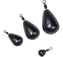 DS Jig-rig sinker with swivel 7g (7pcs/pack) color: black