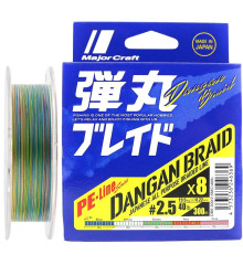 Cord Major Craft Dangan Braid X8 200m (multi.) #0.6/0.06mm 14lb/5.2kg