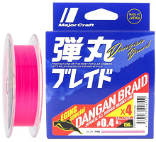 Шнур Major Craft Dangan Braid X8 150m (роз.) #0.6/0.06mm 14lb/5.2kg