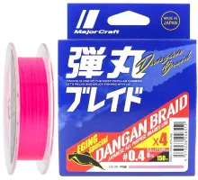 Cord Major Craft Dangan Braid X8 150m (pink) #0.8/0.10mm 16lb/6.9kg