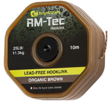 Повідковий матеріал RidgeMonkey RM-Tec Lead Free Hooklink Organic Brown 25lb 10м