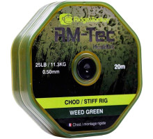 RidgeMonkey RM-Tec Chod/Stiff Rig Material 20lb Weed Green 20lb 20m