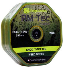 Поводковый материал RidgeMonkey RM-Tec Chod/Stiff Rig Material 25lb Weed Green 25lb 20м