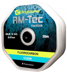 Fluorocarbon RidgeMonkey RM-Tec Fluorocarbon Hooklink 20m 0.41mm 15lb/6.8kg c:clear