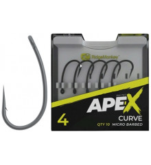RidgeMonkey Ape-X Curve carp hook with barb #6 (10 pcs/pack)