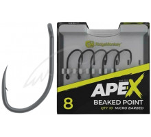 RidgeMonkey Ape-X Beaked Point carp hook with barb #6 (25 pcs/pack)