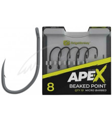 RidgeMonkey Ape-X Beaked Point carp hook with barb #6 (25 pcs/pack)