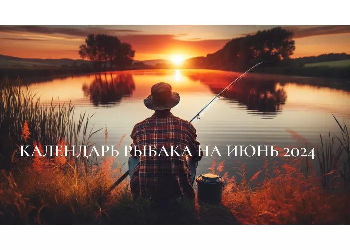 Календарь рыбака на Июнь 2024