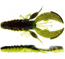 Silicone Westin CreCraw Creaturebait 6.5cm 4g Black/Chartreuse
