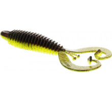 Silicone Westin RingCraw Curltail 9cm 6g Black/Chartreuse
