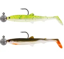 Силикон Westin BullTeez R 'N R 12.5cm 10g #6/0 Dark Water Mix 5 (2шт/уп)