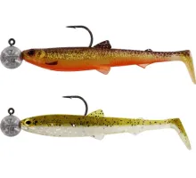 Силікон Westin BullTeez R 'NR 12.5cm 10g #6/0 Clear Water Mix 5 (2шт/уп)