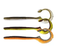 Силікон Westin Ned Worm Curl 12cm 3g Dark Water Mix 7 (5шт/уп)