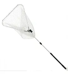 Подсак BREEZE CS-360210-QP треугольный 60см, кордовая сетка, черная телескоп ручка