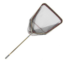 Breeze HY-380170-GJ landing net with a pentagonal head, 80 cm, rubberized sinking mesh, and a 1.7 m telescopic handle.