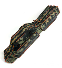 ECLIPSE 1.10m rod case, frame, camouflage, orange and black inserts, 3 sections 1100CP