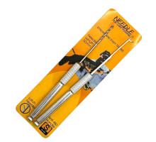 Carp fishing kit: needle-hook, drill, metal handle in a blister pack. Needle Combo Set GZ-03