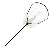 Підсак Breeze HY-170170-QP п'ятикутна цільна голова 70 см, сітка кордова, чорна телескоп ручка 1.8m