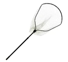 Підсак Breeze HY-170170-QP п'ятикутна цільна голова 70 см, сітка кордова, чорна телескоп ручка 1.8m